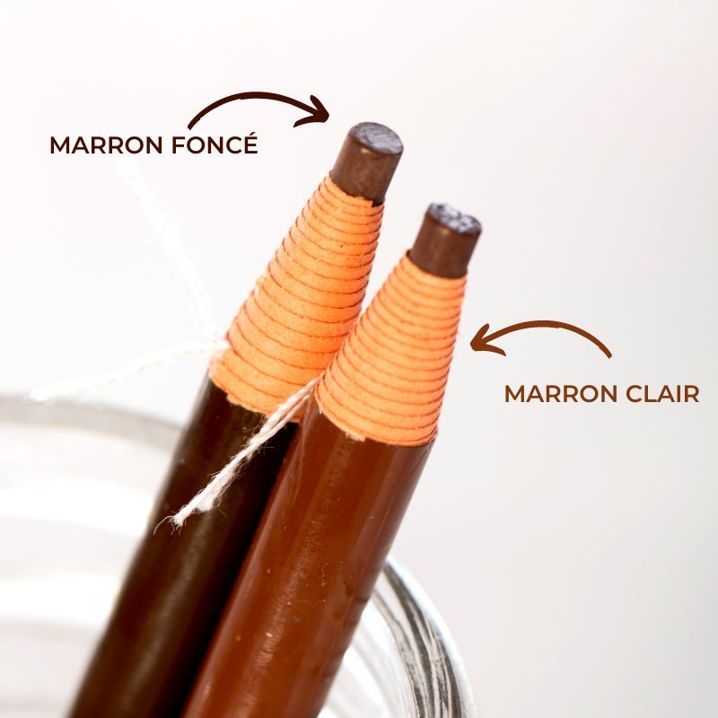 Crayon à Sourcils Longue Tenue Lilyz - Marron Clair Mat - Neuf Sous Blister